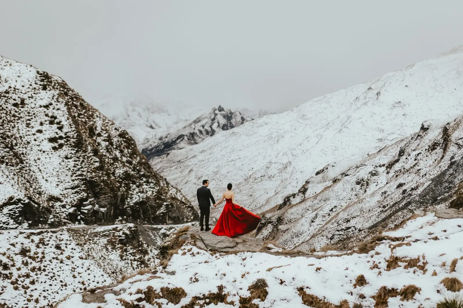 Queenstown destination wedding portrait